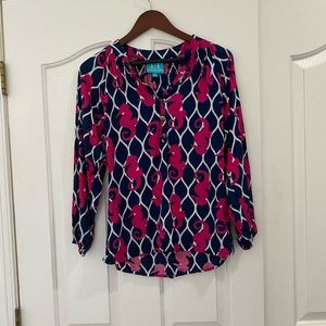 Escapada Seahorse design blouse